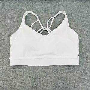 Athleta Solace Bra White Size M